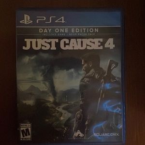 Just cause 4 for the ps4 no scratches works perfectly fine